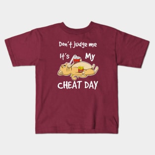 Cheat day cat Kids T-Shirt